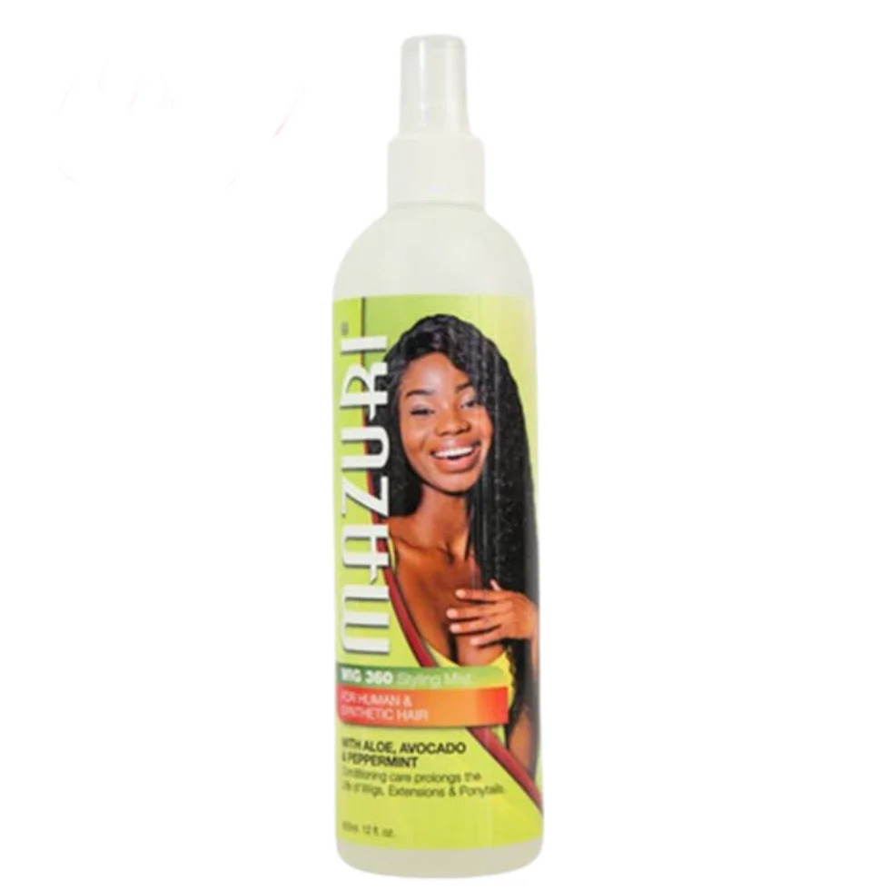 Mazuri 360 Wig Styling Mist 355ml | Aloe, Avocado & Peppermint Shine Spray