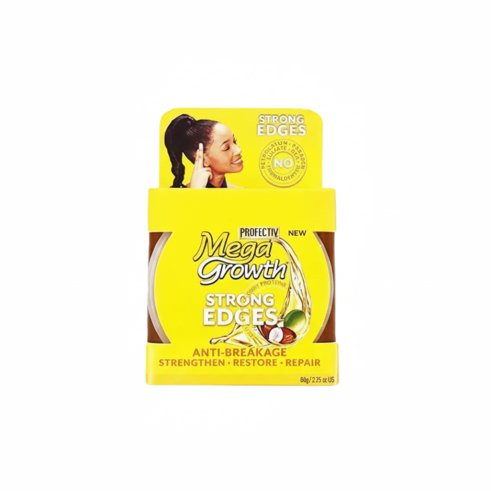 Mega Growth Strong Edges 2.25oz | Anti-Breakage Edge Control Cream