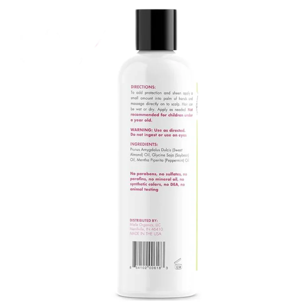 Mielle Mint Almond Oil 240ml | Moisturizes Hair & Scalp & Adds Shine - Image 2