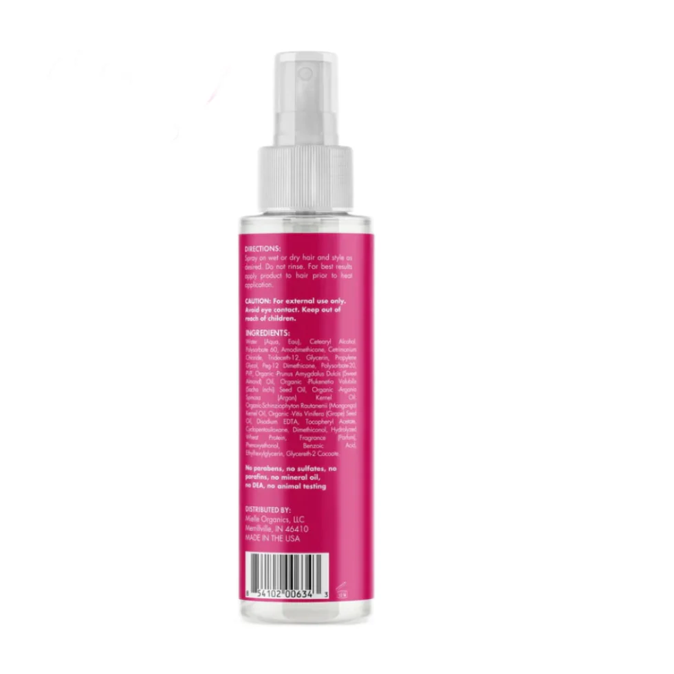 Mielle Mongongo Oil Heat Protectant Spray 118ml | Thermal Protection & Frizz Control - Image 2