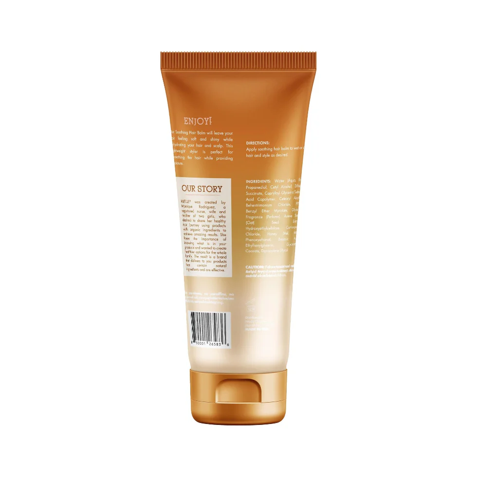 Mielle Oats & Honey Soothing Hair Balm 6oz | Anti-Frizz Hydration & Scalp Care - Image 2
