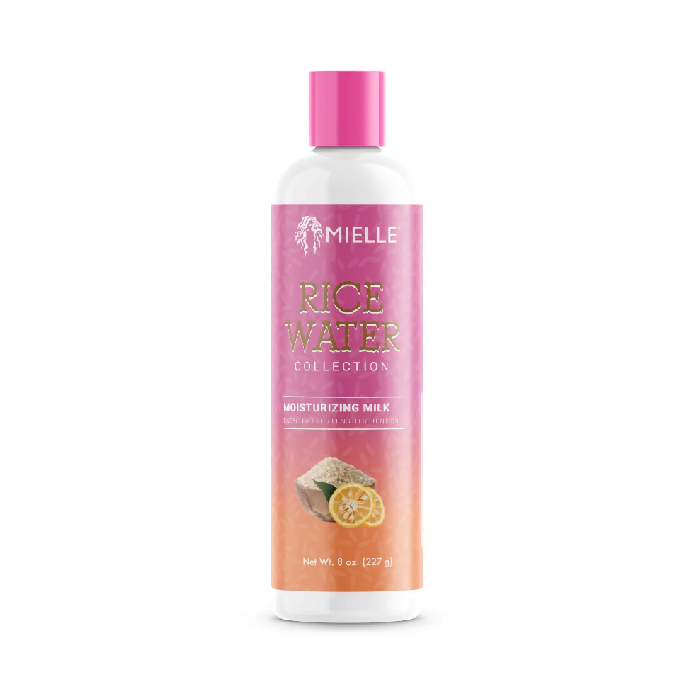 Mielle Rice Water Moisturizing Milk 8oz | Daily Hydrating Hair Moisturizer