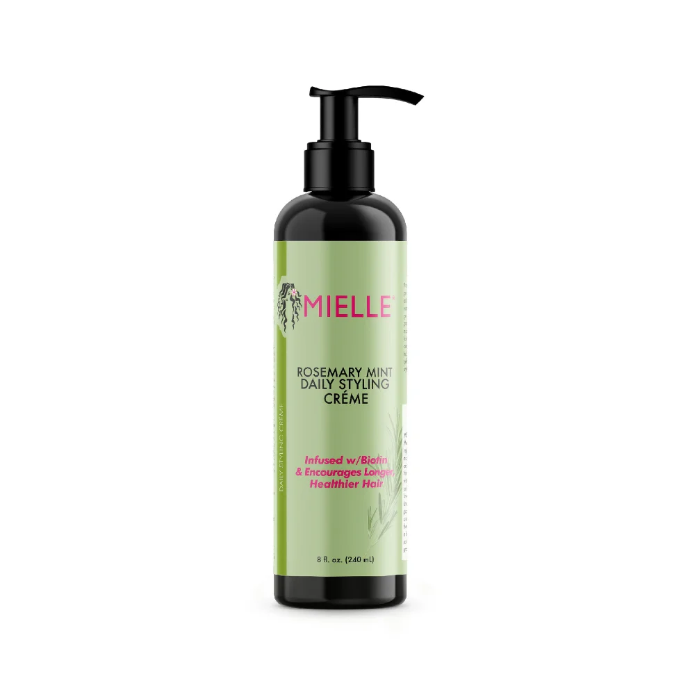 Mielle Rosemary Mint Styling Creme 8oz | Nourish, Define & Frizz Control
