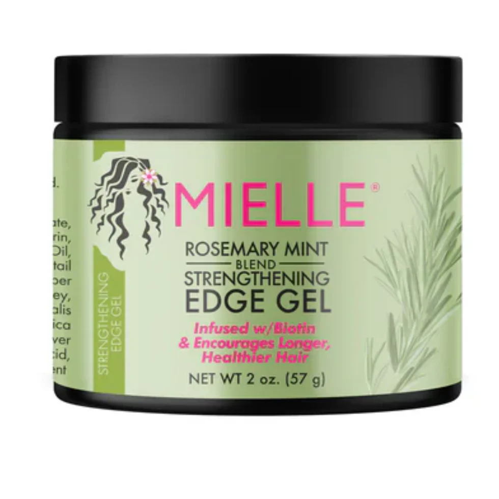 Mielle Rosemary Mint Edge Gel 2oz | Smooth, Strengthen & Shine Naturally