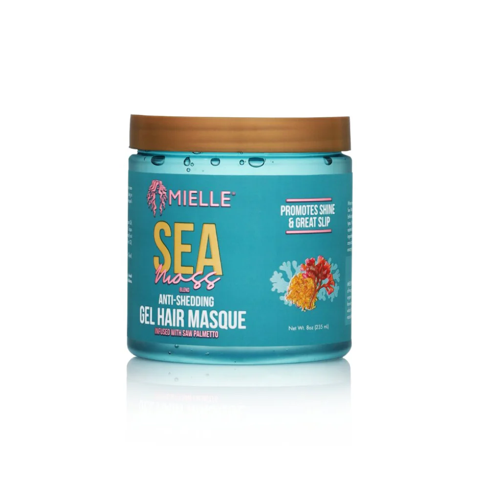 Mielle Sea Moss Anti-Shedding Gel Hair Masque 8oz | Hydration & Strength