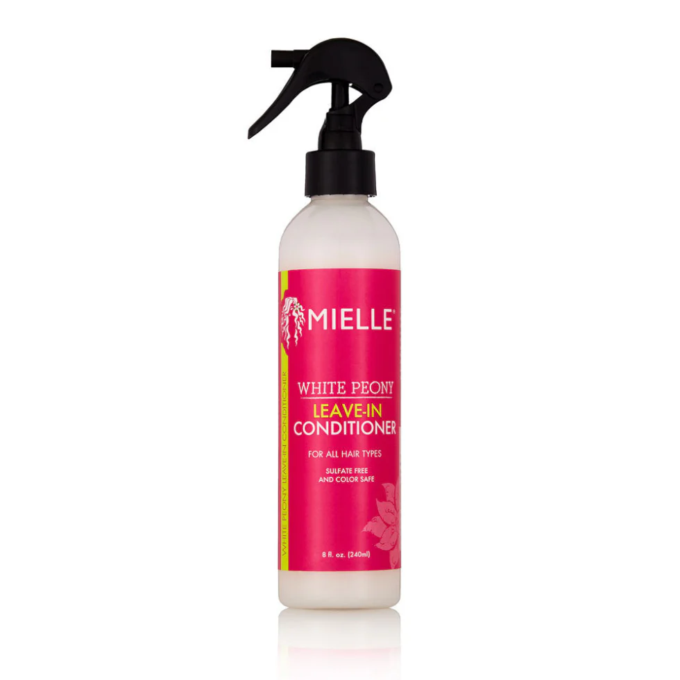 Mielle White Peony Leave-In Conditioner 8oz | Lightweight Moisturizing & Color-Safe