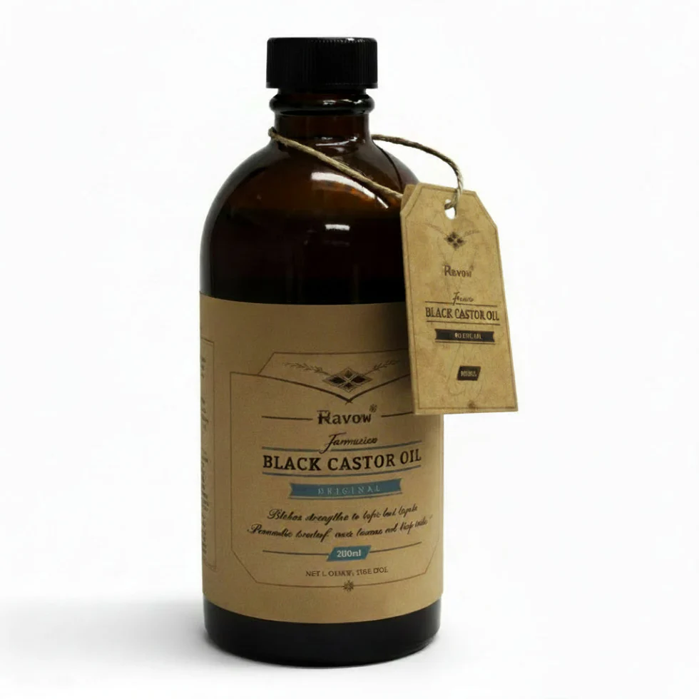 Milnrow Black Castor Oil Original 200ml | Hair Growth & Scalp Nourishing Oil