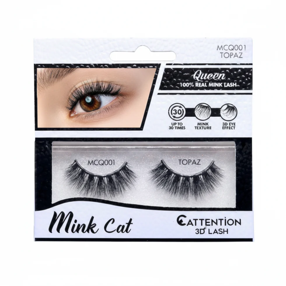 Ebin New York Mink Cat Queen Attitude 3D Lashes | Luxury Lashes