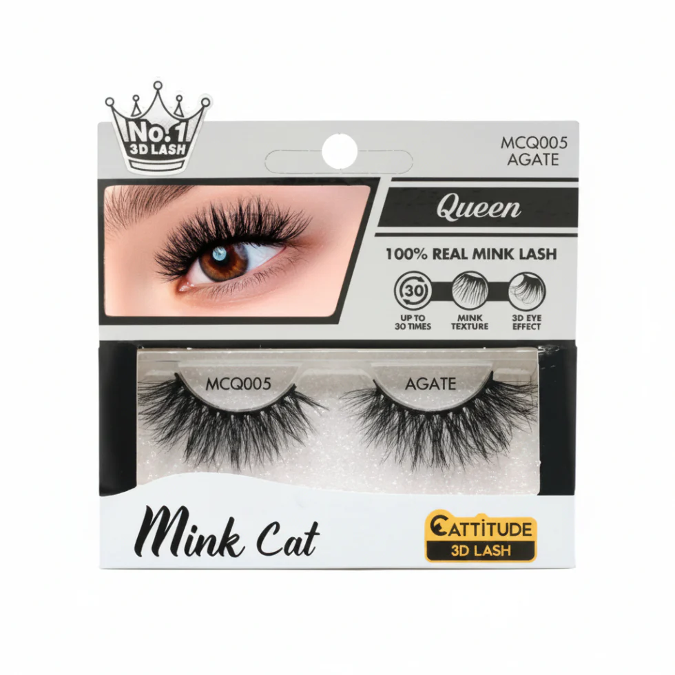 Ebin New York Mink Cat Queen Attitude 3D Lashes | Luxury Lashes - Image 5