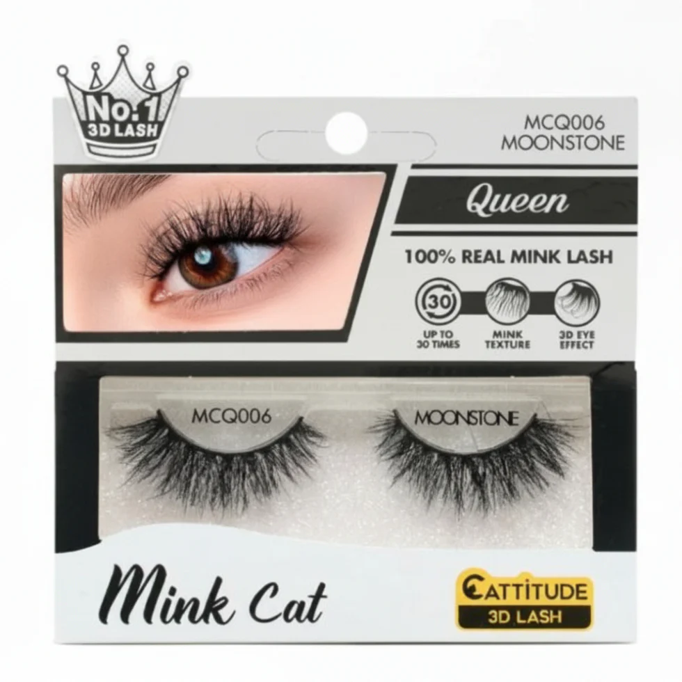 Ebin New York Mink Cat Queen Attitude 3D Lashes | Luxury Lashes - Image 6
