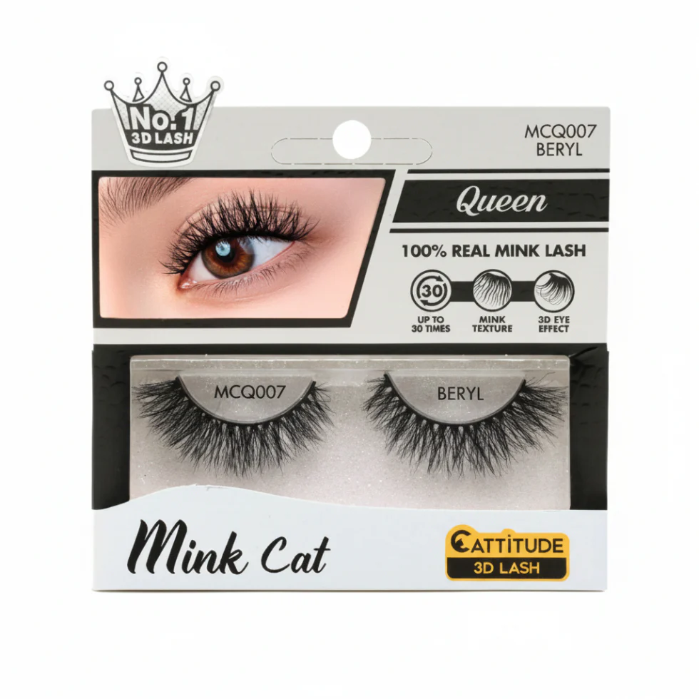 Ebin New York Mink Cat Queen Attitude 3D Lashes | Luxury Lashes - Image 7