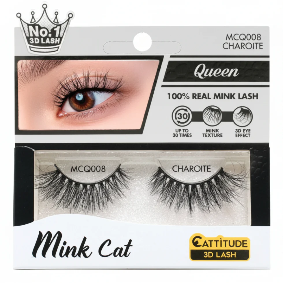 Ebin New York Mink Cat Queen Attitude 3D Lashes | Luxury Lashes - Image 8