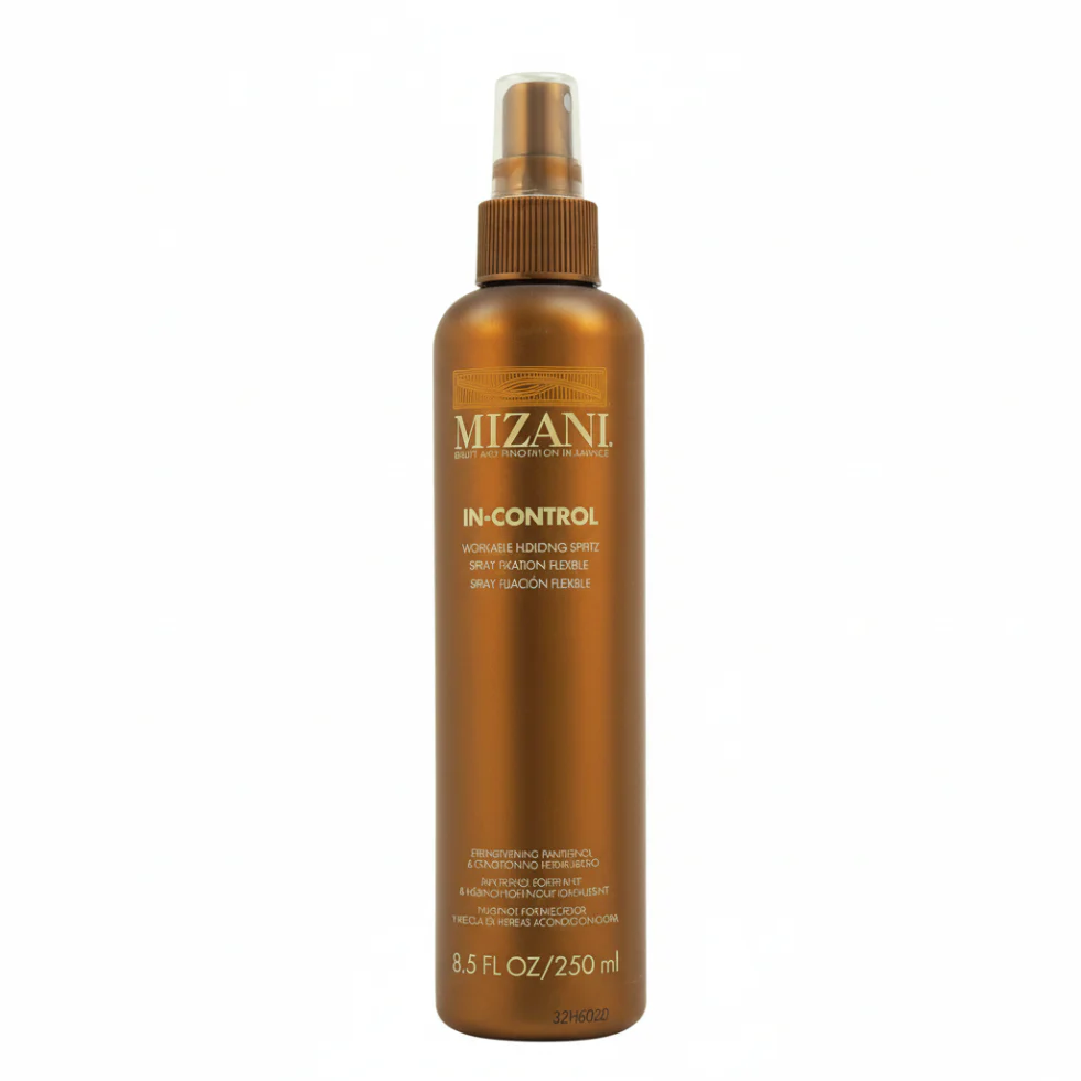 Mizani In Control Holding Spritz 8.5oz | Flexible Frizz-Resistant Hair Spray