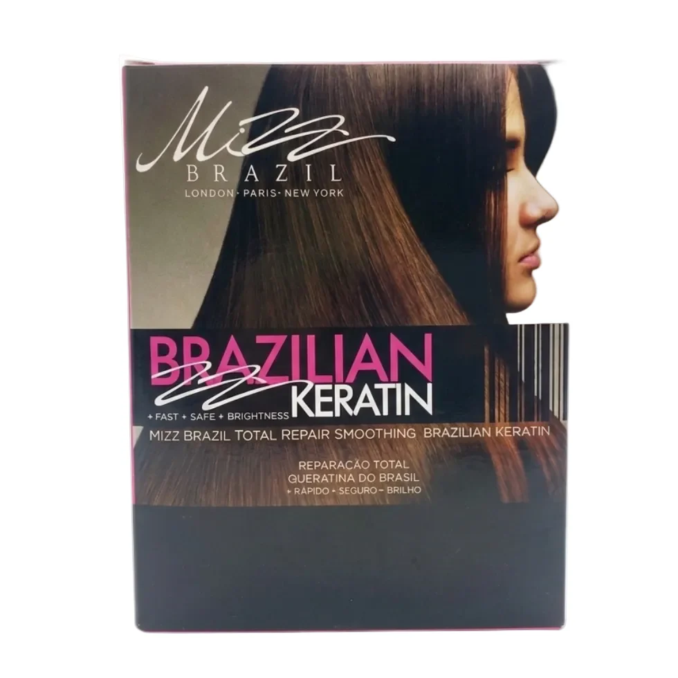 Mizz Brazil Total Repair Keratin Kit 3x100ml | Anti-Frizz Smooth Hair System