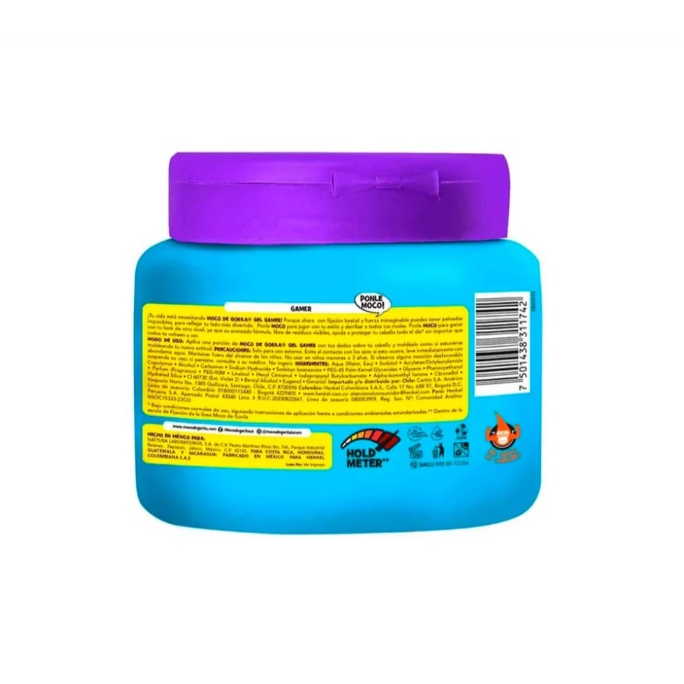 Moco De Gorila Gamer Beast Hold Hair Gel 9.5oz | Extreme No-Flake Hold - Image 2