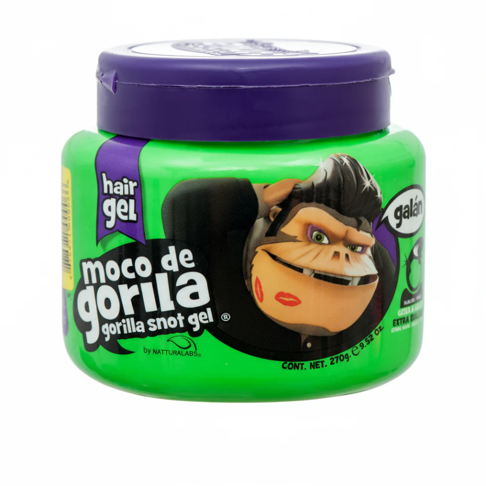 Moco de Gorila Gorilla Snot Hair Gel Galán 9.52 oz | Extra Shine & Long-Lasting Hold