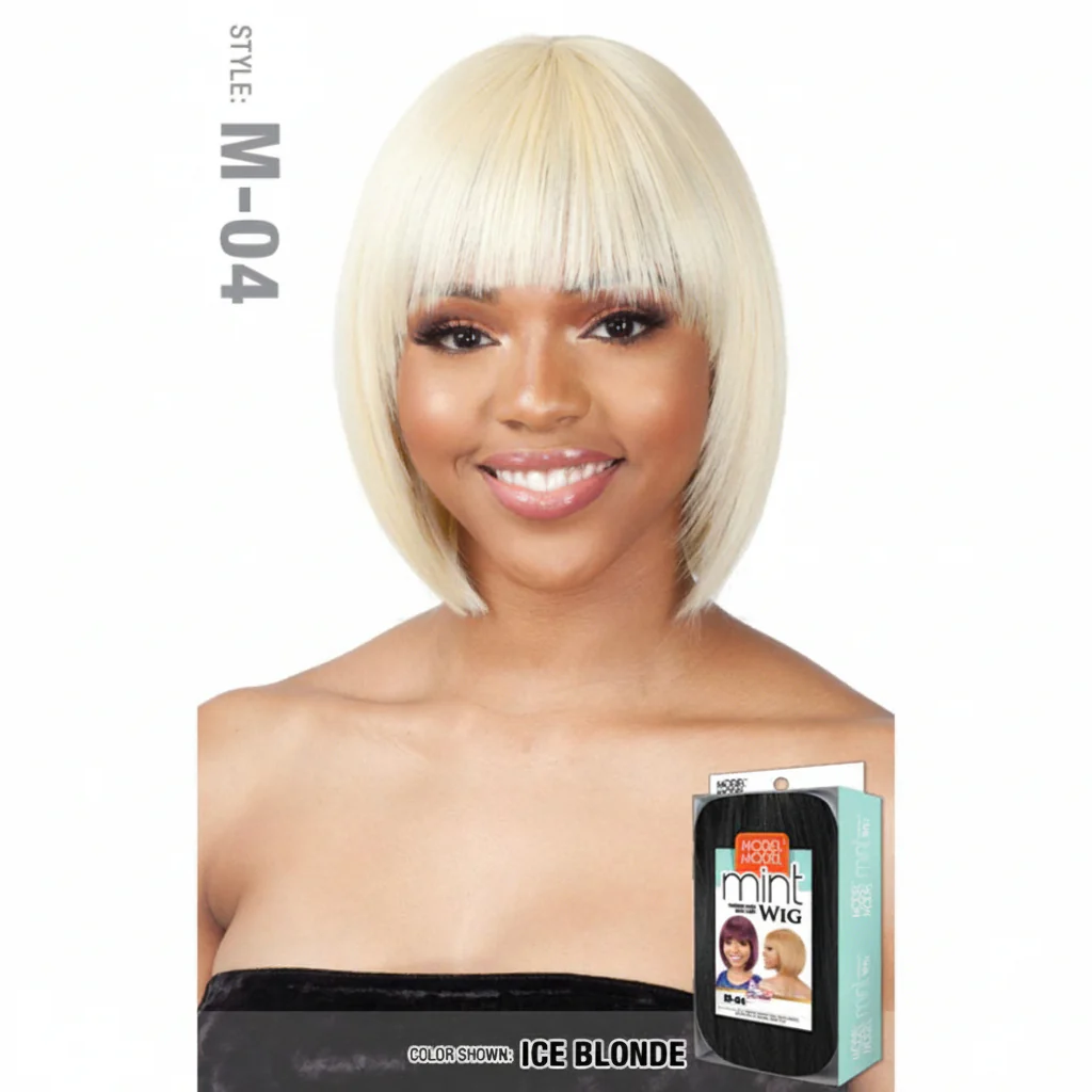 Model Model Synthetic Mint Wig - M 04 - Image 2