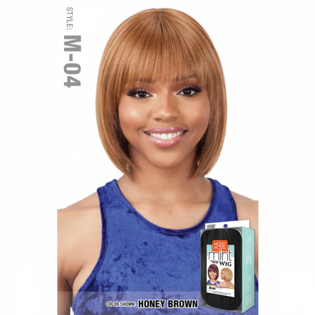 Model Model Synthetic Mint Wig - M 04 - Image 4