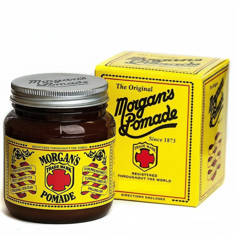 Morgan’s Pomade Darkens Grey Hair 50ml | Amber Jar Gradual Colour Control