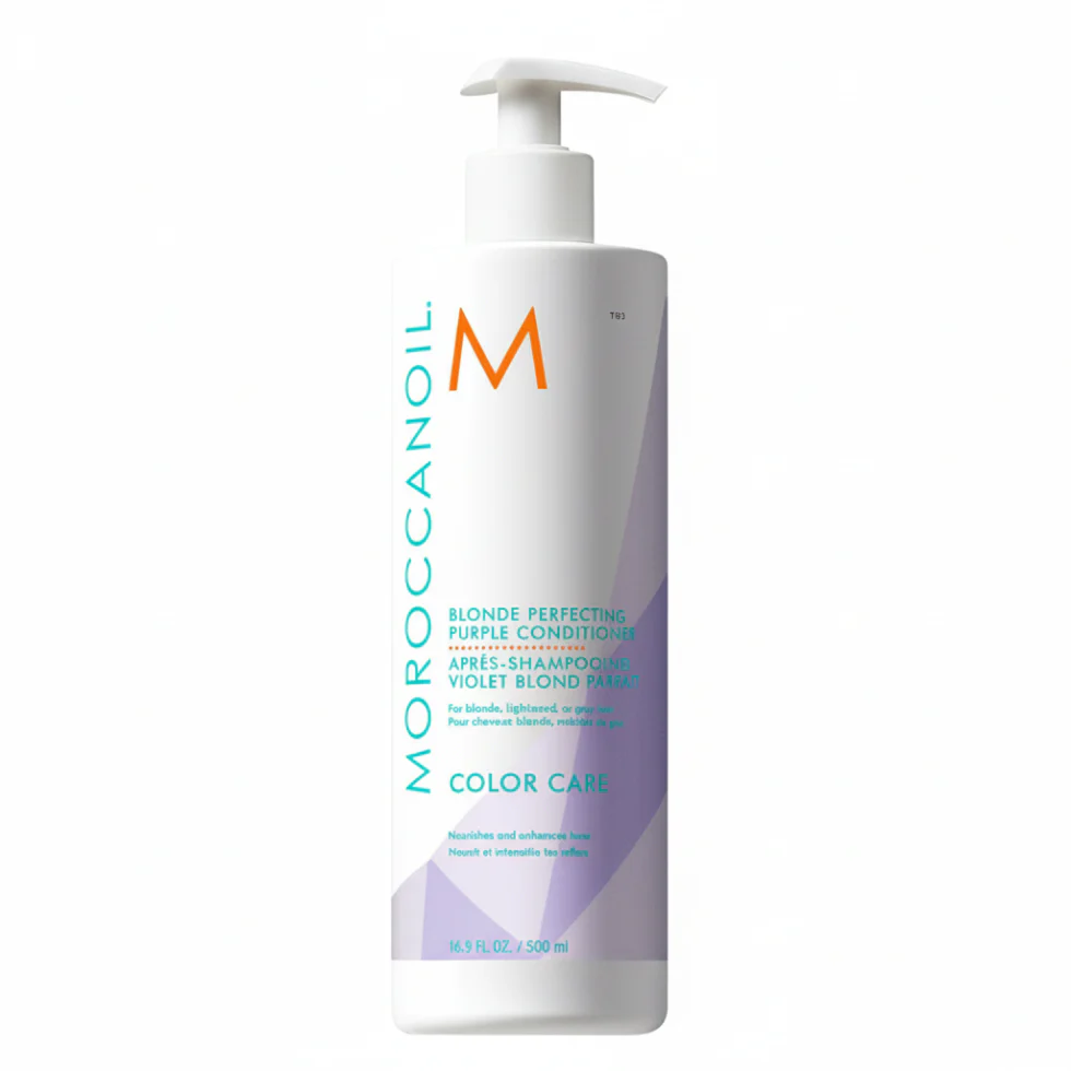 Moroccanoil Blonde Perfecting Purple Conditioner 500ml | Anti-Brass & Hydrating