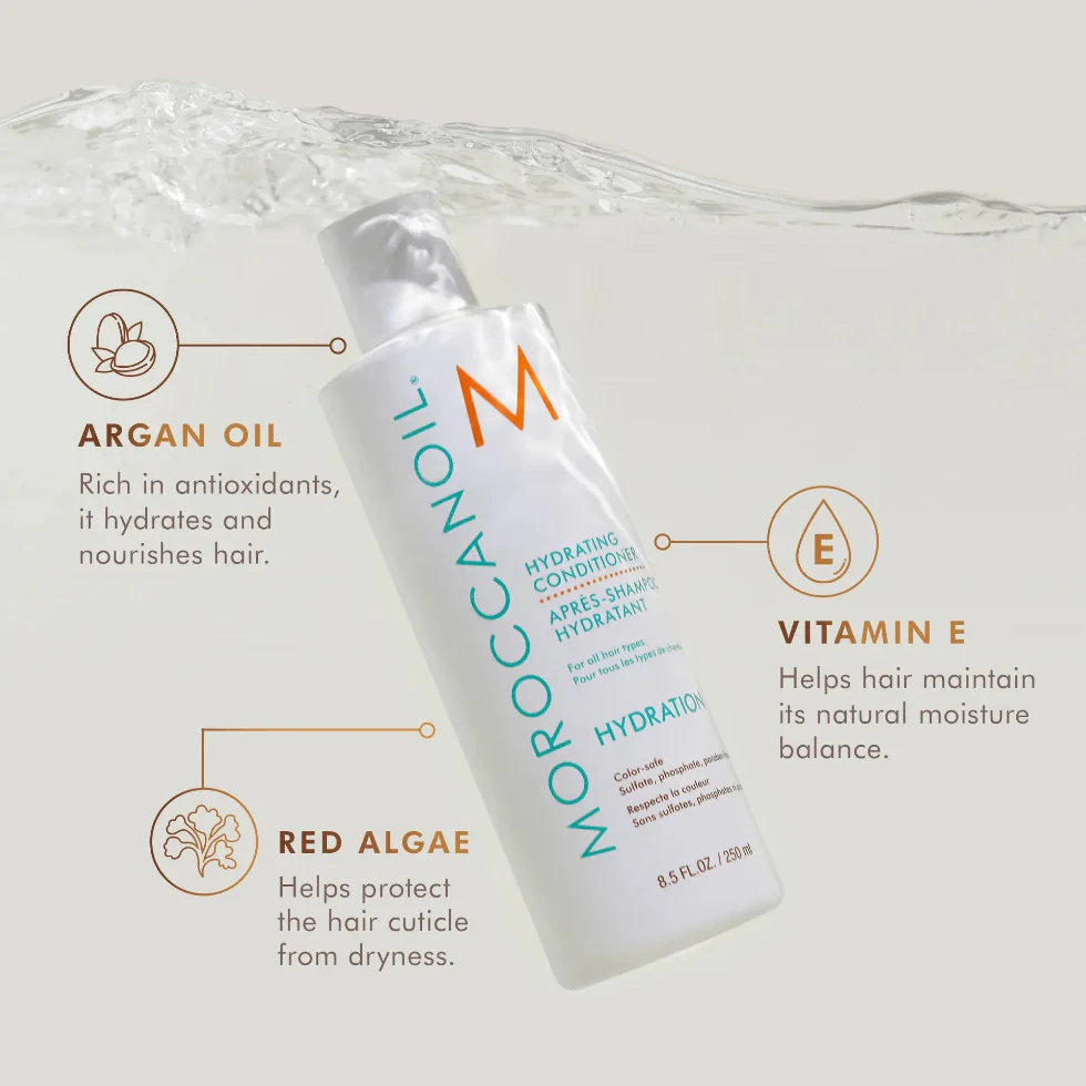 Moroccanoil Hydrating Conditioner 250ml | Moisturizing & Nourishing Hair Care - Image 2