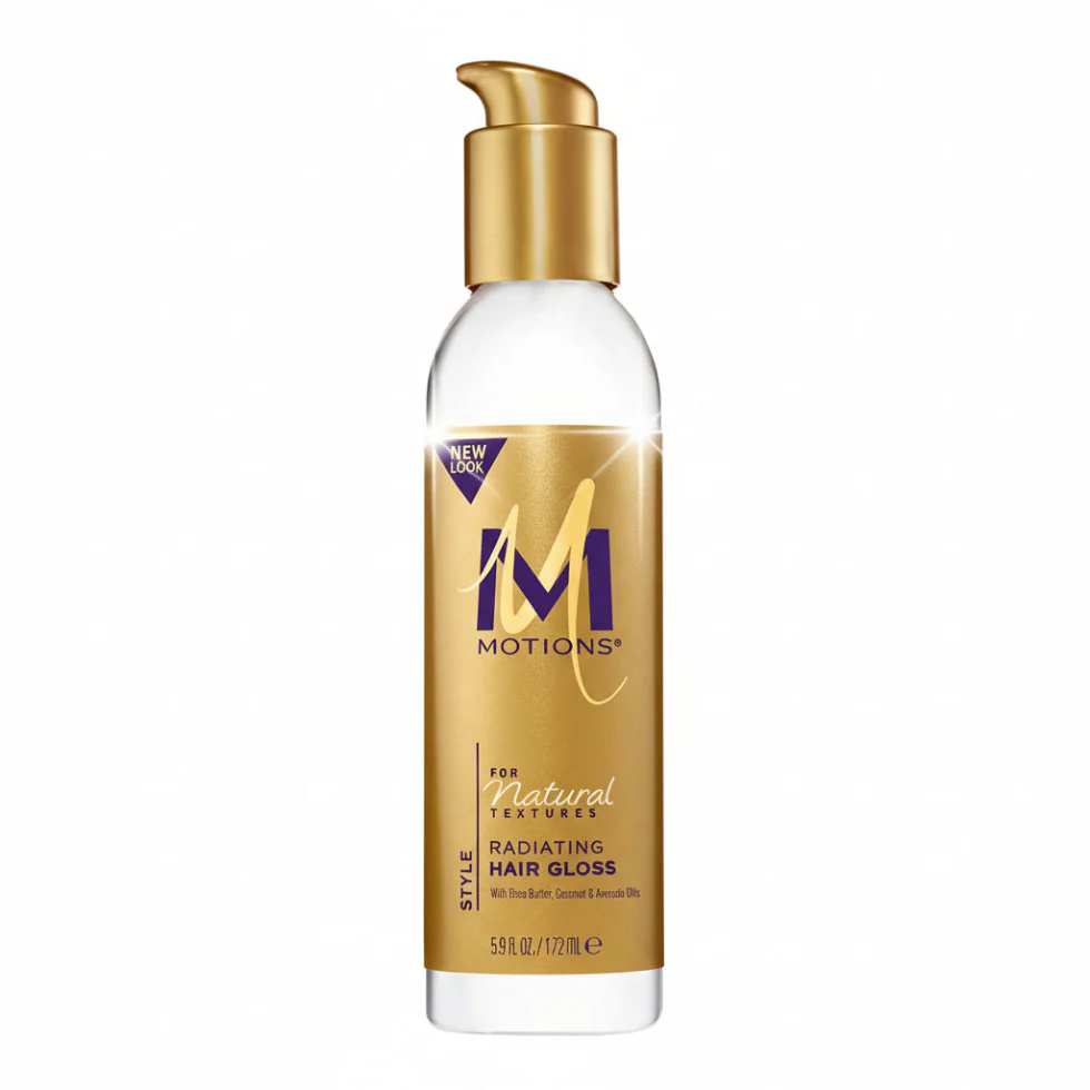 Motions Radiating Hair Gloss 5.9oz | Shine & Frizz Control for Natural Hair