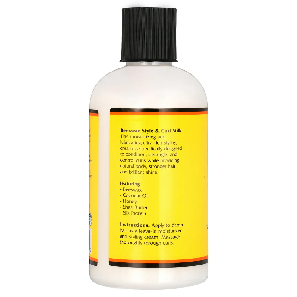 Murray’s Beeswax Style & Curl Milk 8oz | Moisturize, Detangle & Shine - Image 5