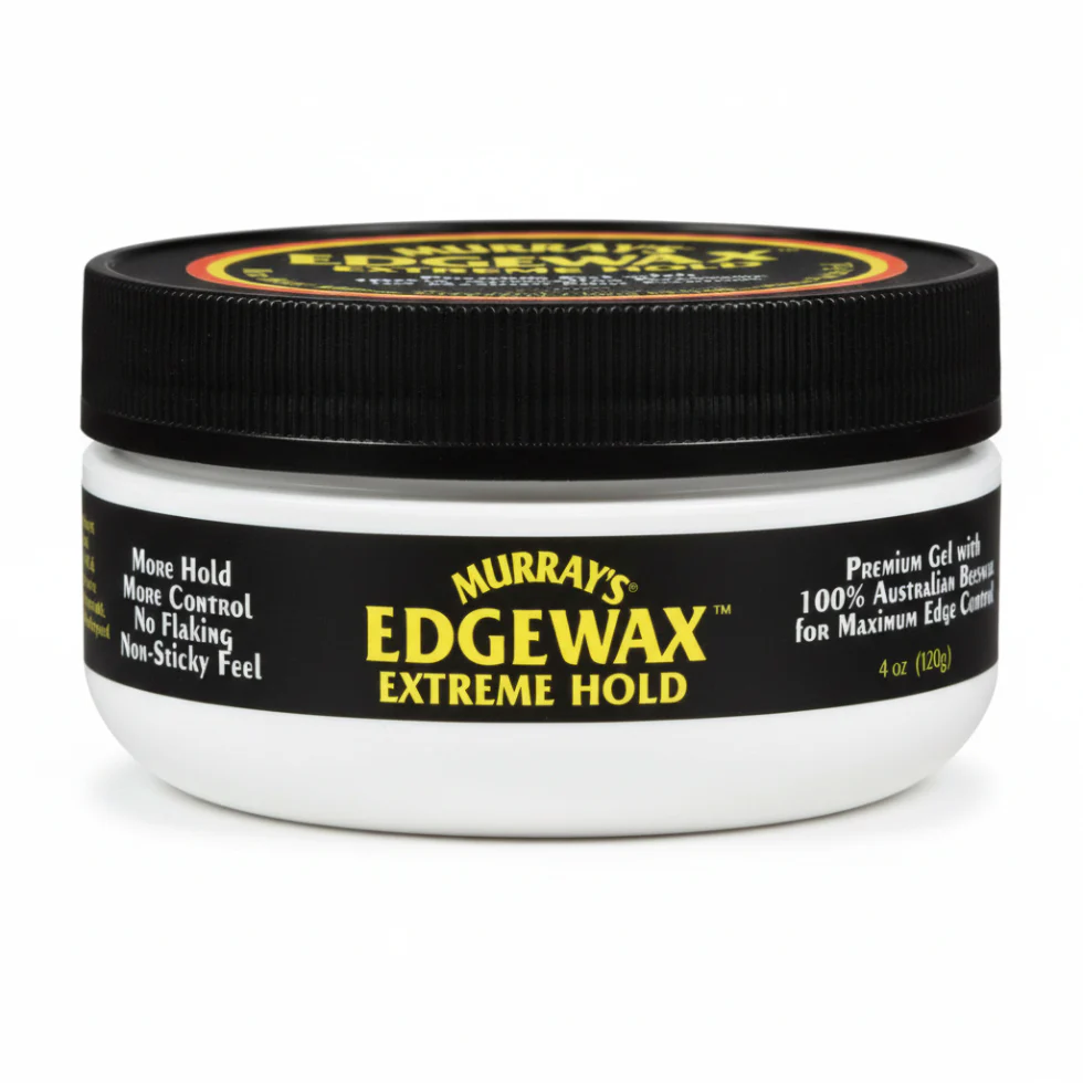 Murray’s Edgewax Extreme Hold 4oz | Maximum Edge Control & Shine Gel