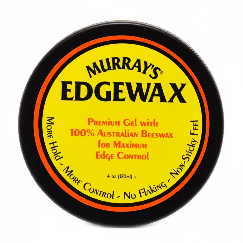 Murray’s Edgewax Premium Gel 4oz | Maximum Hold Edge Control & Shine