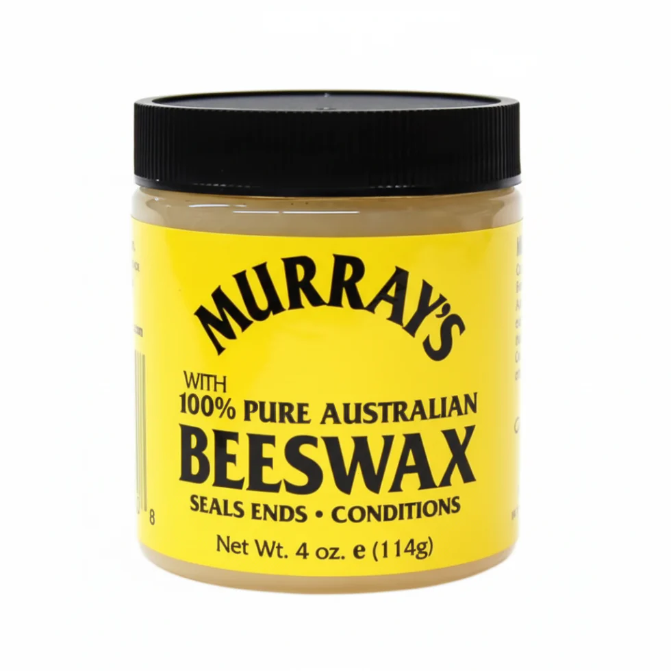 Murray’s Black Beeswax 4oz | Firm Hold & Natural Shine Hair Styling Wax