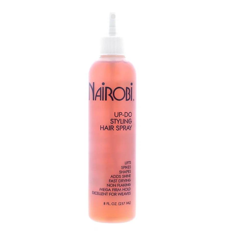 Nairobi UP-DO Styling Hairspray 8oz | Strong Long-Lasting Hold