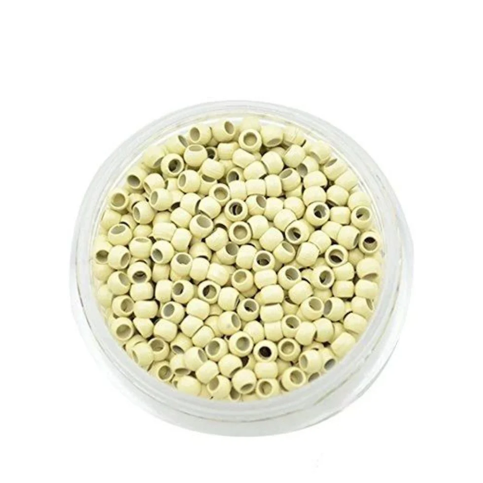 Nano Micro Ring 200pcs Light Blonde | Hair Extension Beads & Rings