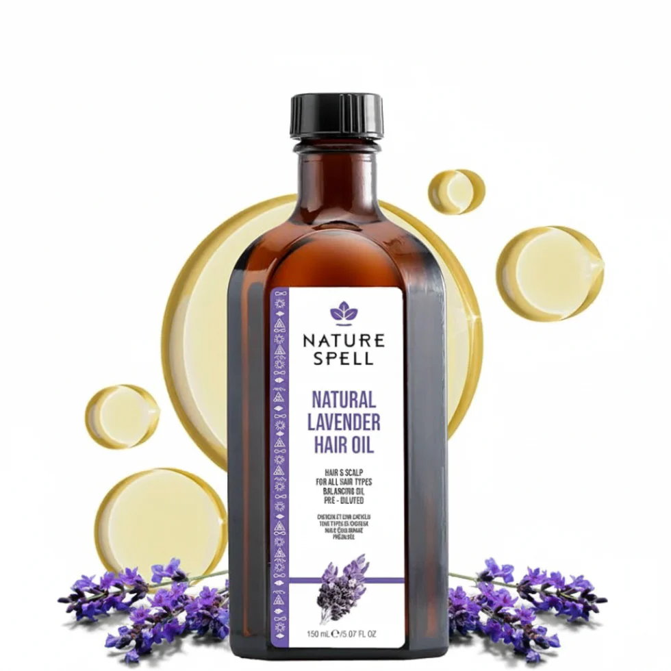 Nature Spell Lavender Oil 150ml | Hair & Skin Soothing Nourishing Oil
