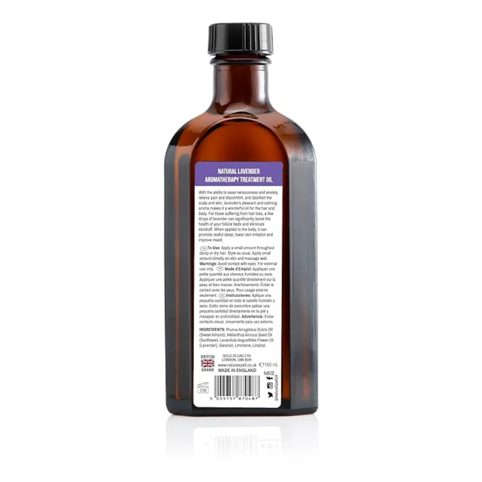 Nature Spell Lavender Oil 150ml | Hair & Skin Soothing Nourishing Oil - Image 4