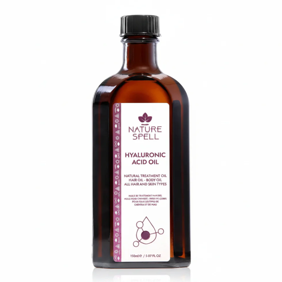 Nature Spell Hyaluronic Acid Oil 150ml | Hair & Skin Deep Hydration Oil