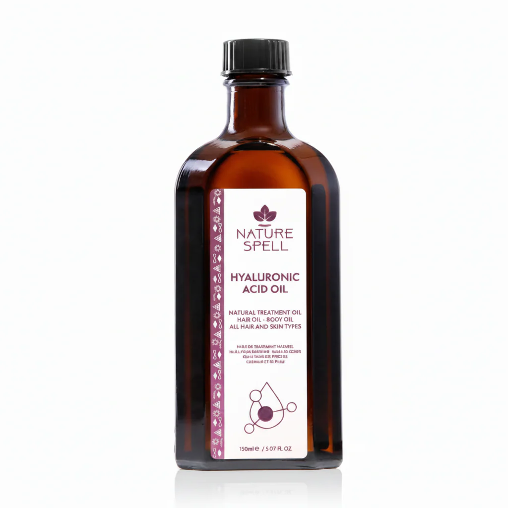 Nature Spell Hyaluronic Acid Oil 150ml | Deep Hair & Skin Hydration