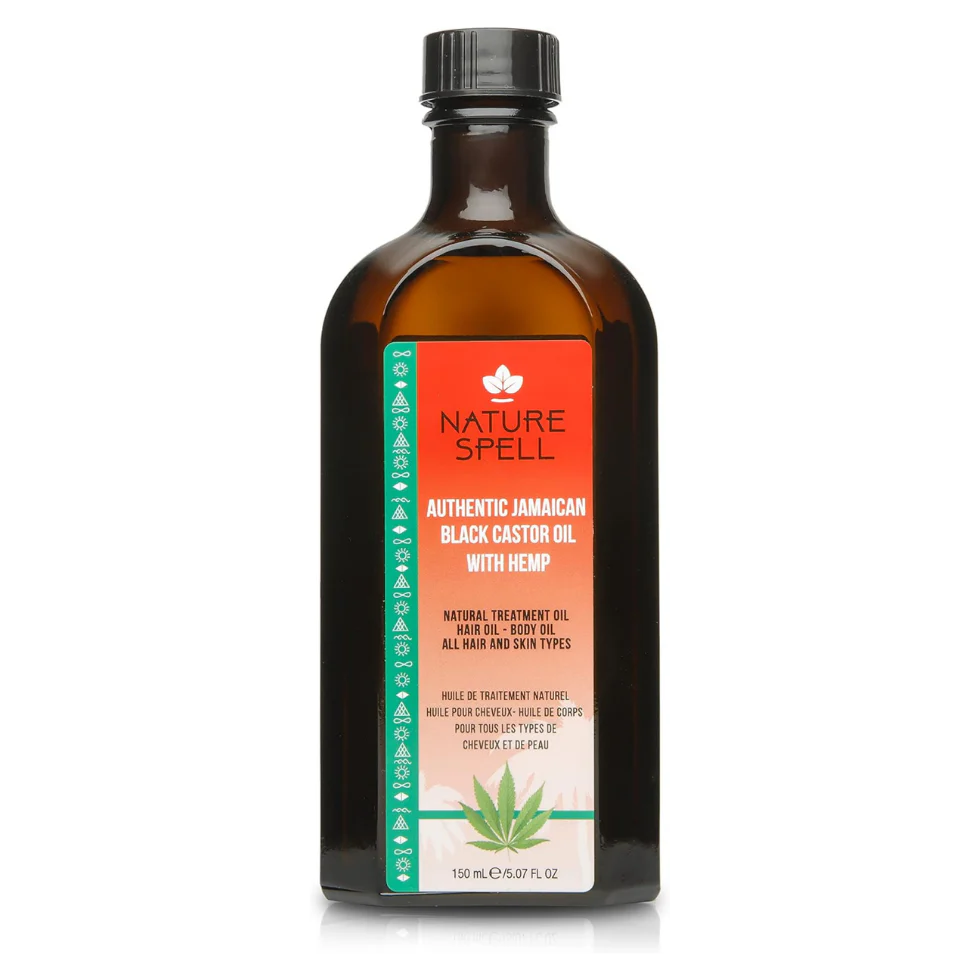 Nature Spell Jamaican Black Castor Oil with Hemp 150ml | Hair Growth Oil