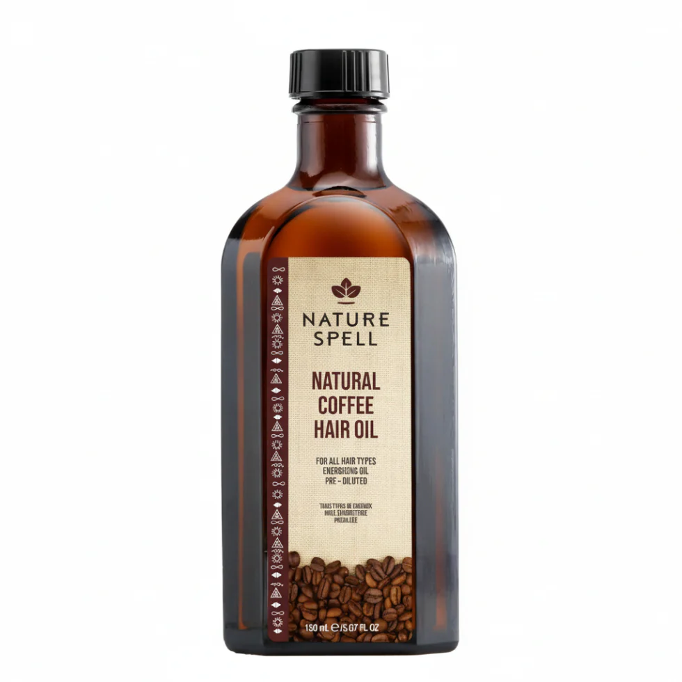 Nature Spell Coffee Oil 150ml | Hair & Skin Nourishing Natural Oil