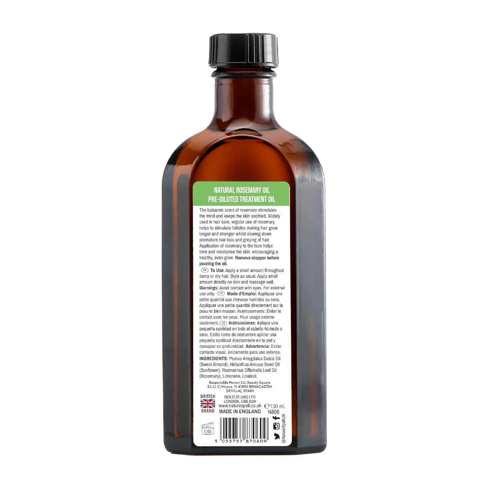 Nature Spell Rosemary Oil 150ml | Hair Growth, Scalp Care & Strength Oil - Image 2