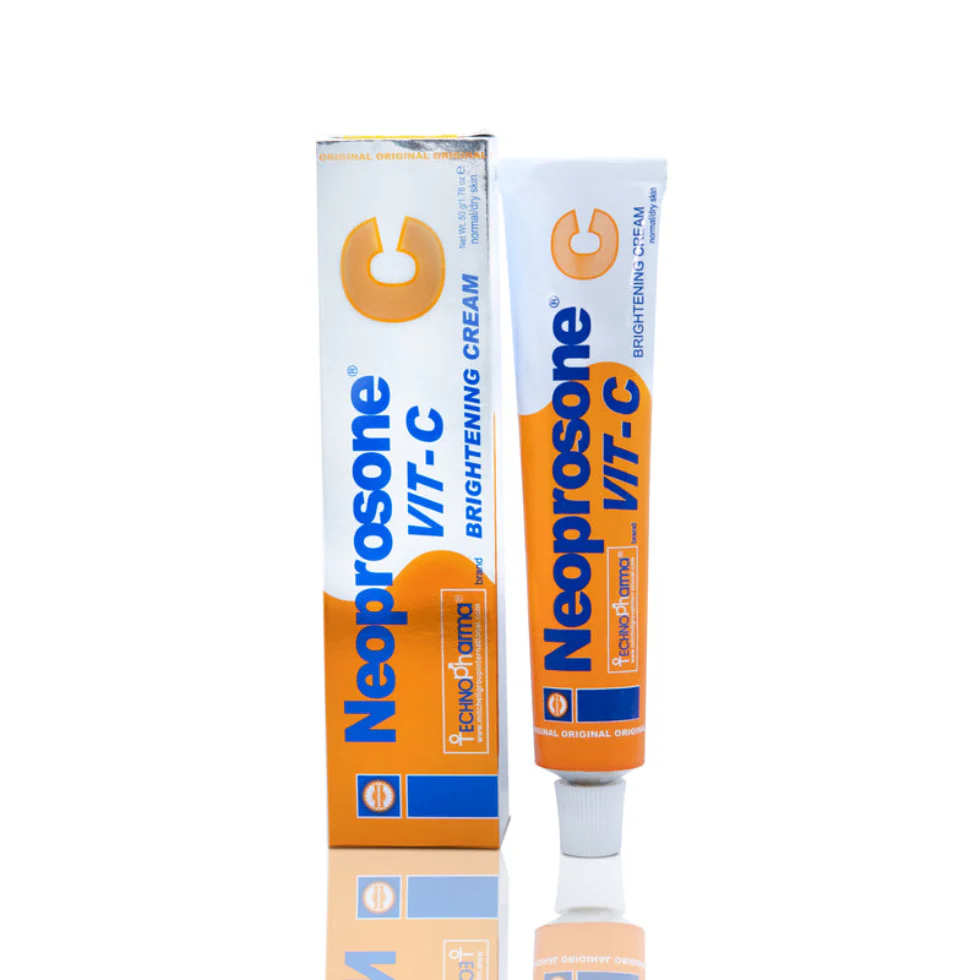 Neoprosone Vitamin C Brightening Cream 50g | Glow & Even Skin Tone Cream