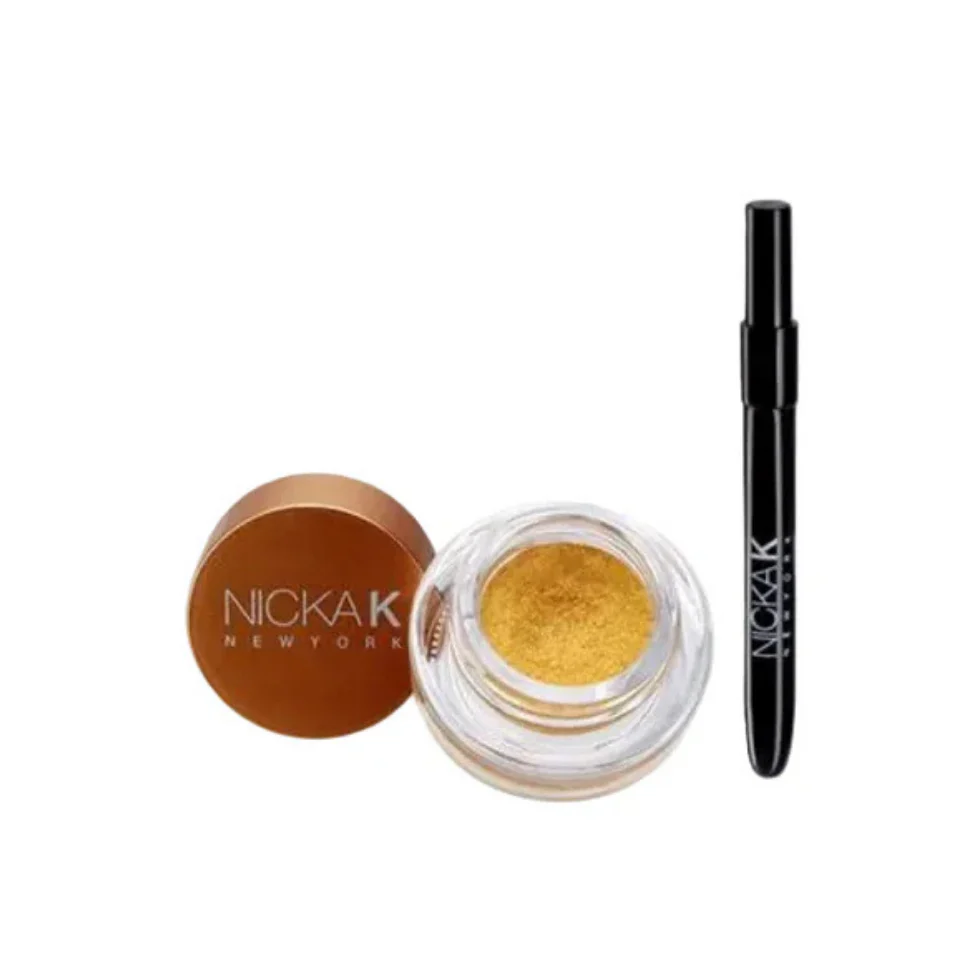 NICKA K Gel Eyeliner Gold | Long-Wearing Smudge-Free Bold Eye Liner
