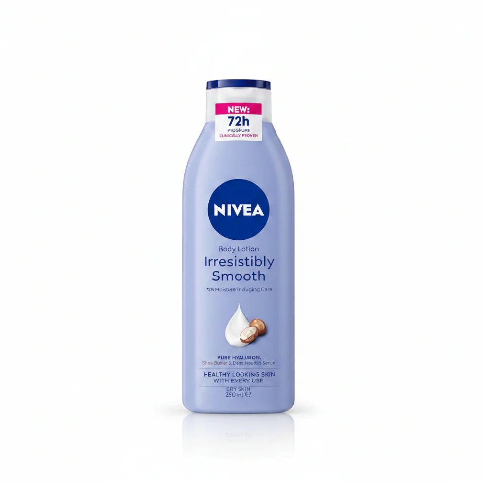 NIVEA Irresistibly Smooth Body Lotion 250ml | Deep Moisture Soft Skin Care