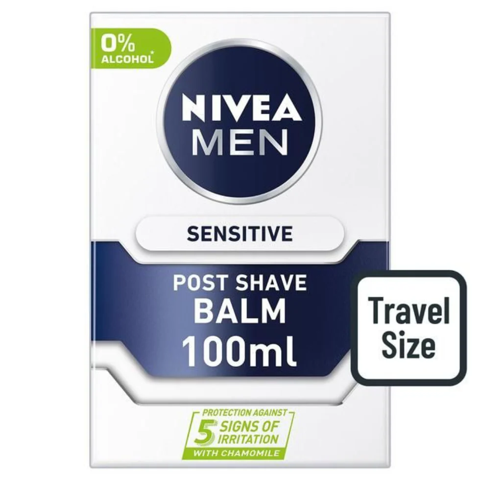 Nivea Men Sensitive Post Shave Balm 100ml | Soothing Razor Burn Relief
