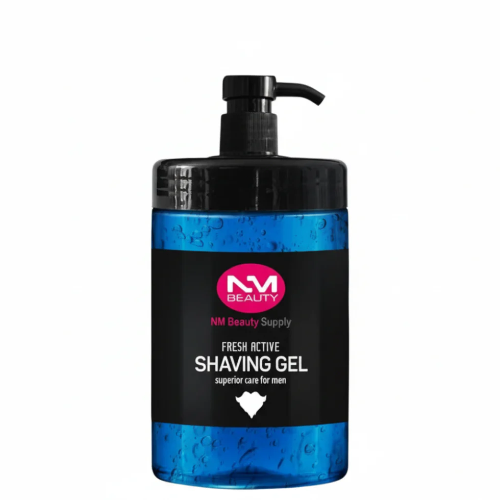 NM Beauty Shaving Gel Pro Cool Smooth 1000ml | Anti-Razor Burn Cooling Gel