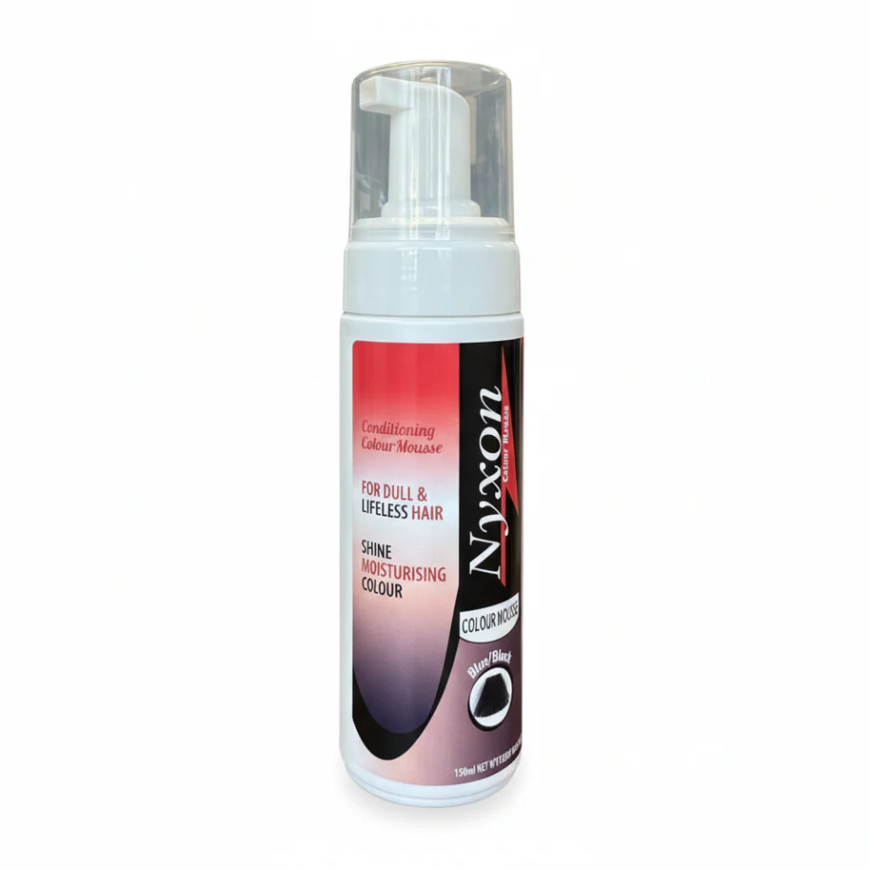 Nyxon Colour Mousse Blue Black 140g | Temporary Hair Color Foam