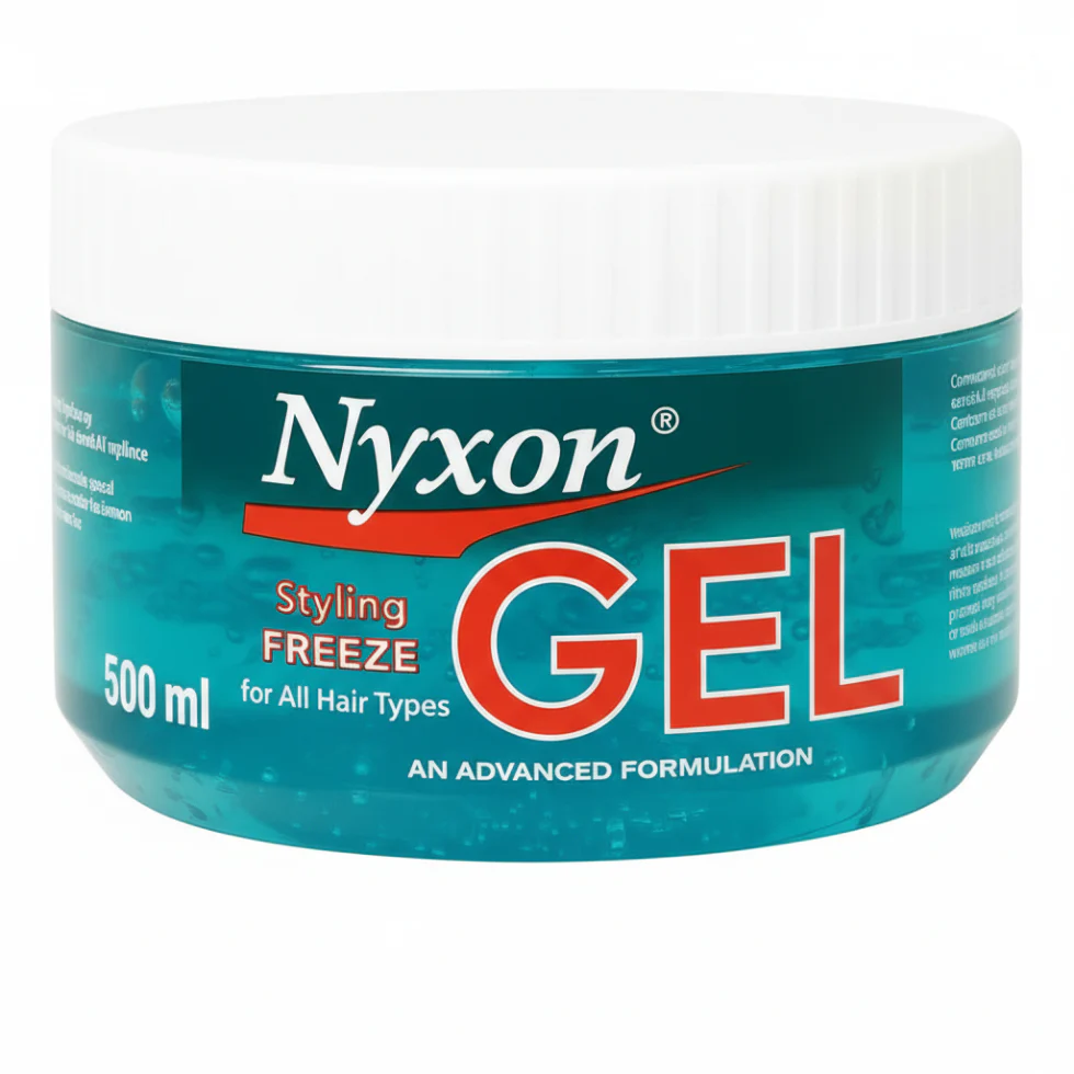Nyxon Styling Freeze Gel 500ml | Extreme Hold Hair Gel for All Types
