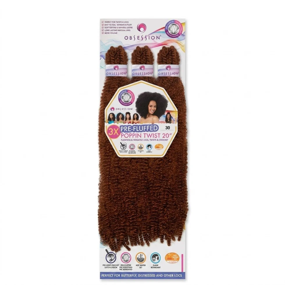 Obsession Poppin Twist 3x20" | Synthetic Braiding Hair Extensions - Image 11