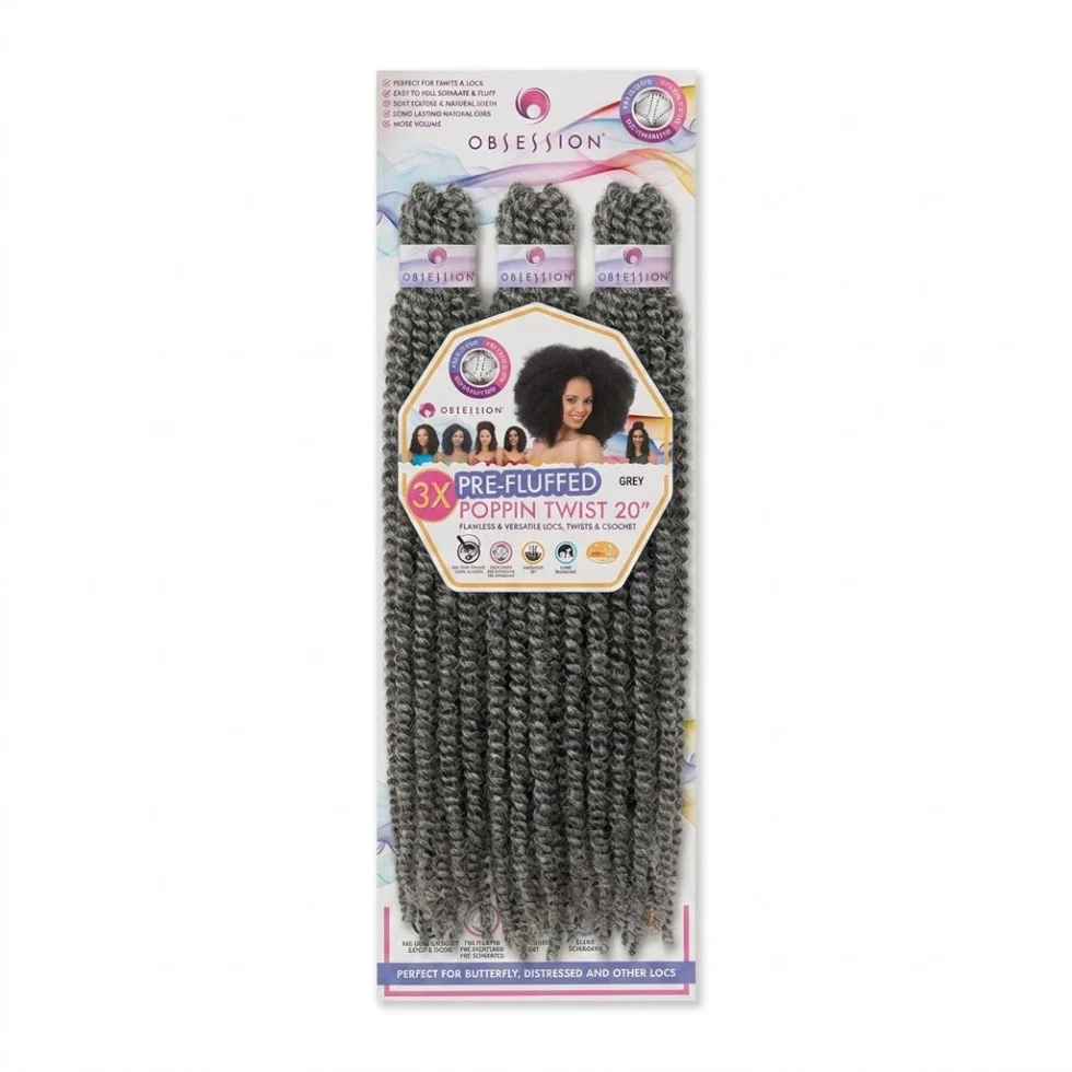 Obsession Poppin Twist 3x20" | Synthetic Braiding Hair Extensions - Image 12