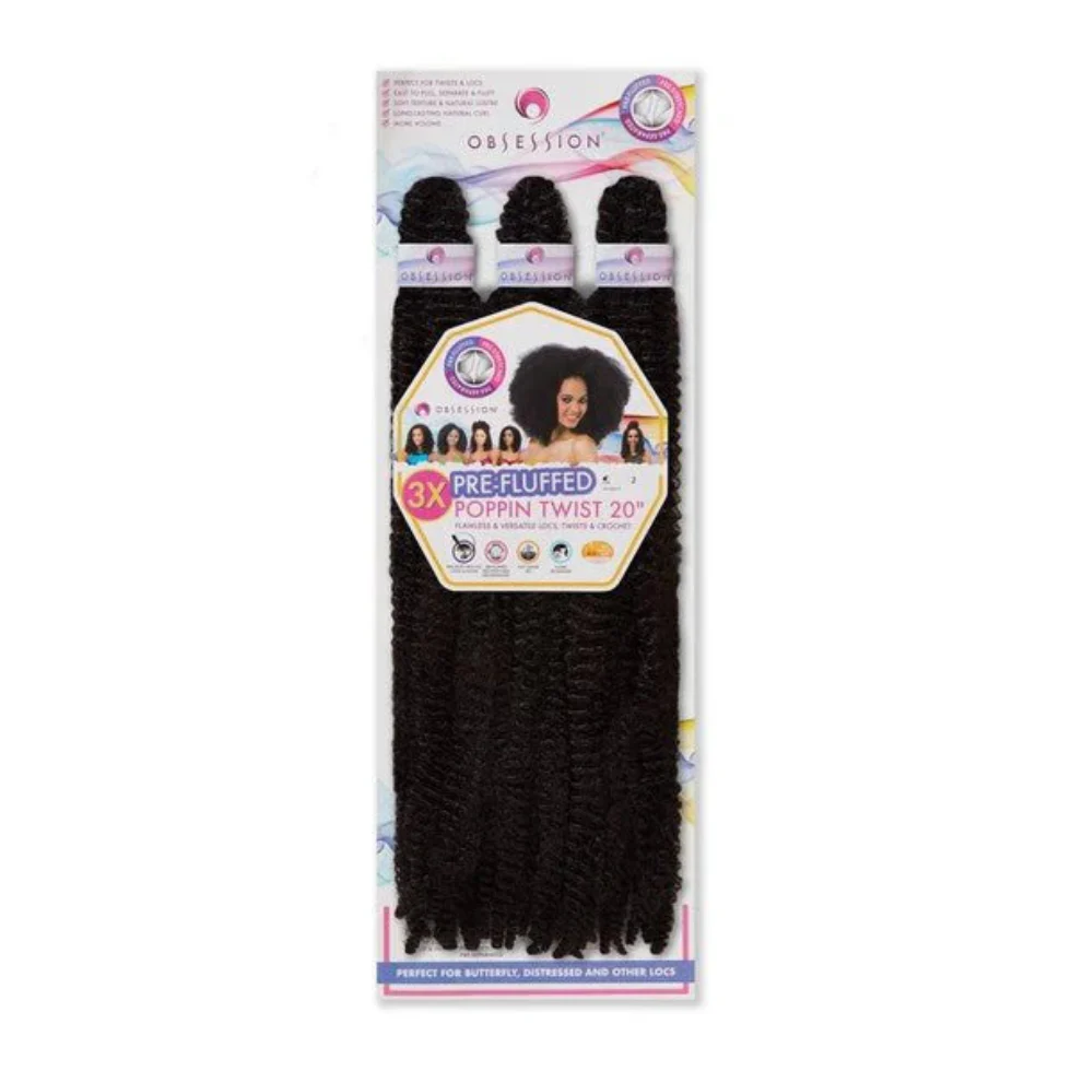 Obsession Poppin Twist 3x20" | Synthetic Braiding Hair Extensions - Image 3