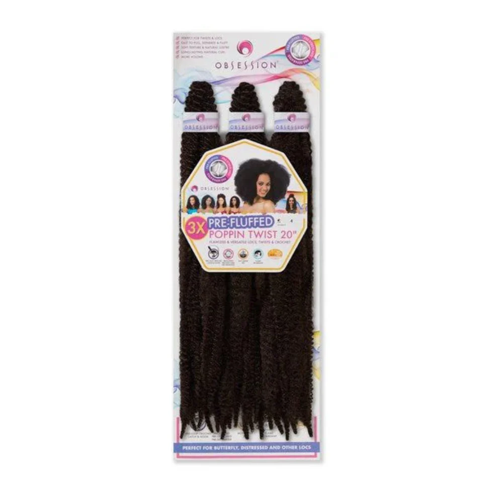 Obsession Poppin Twist 3x20" | Synthetic Braiding Hair Extensions - Image 4